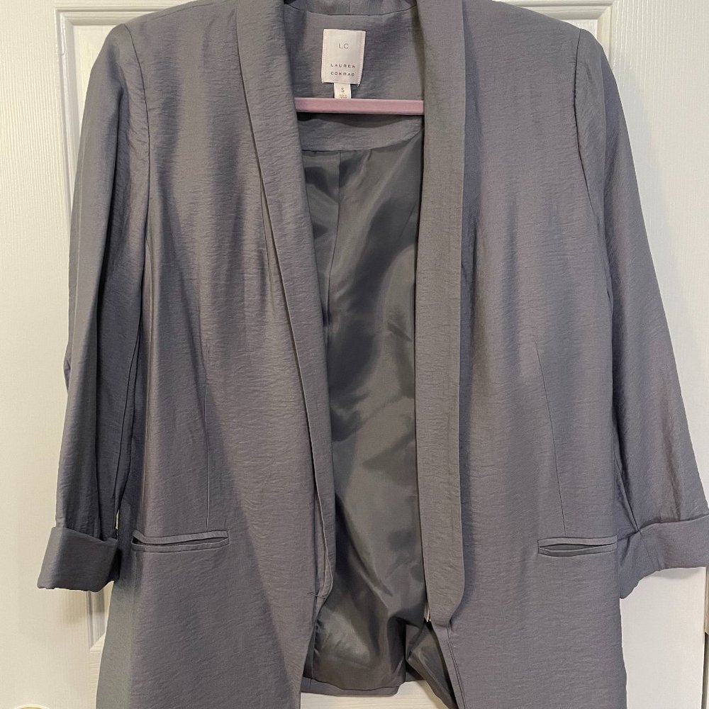 LC Lauren Conrad Periwinkle Blazer Size Small - EUC
